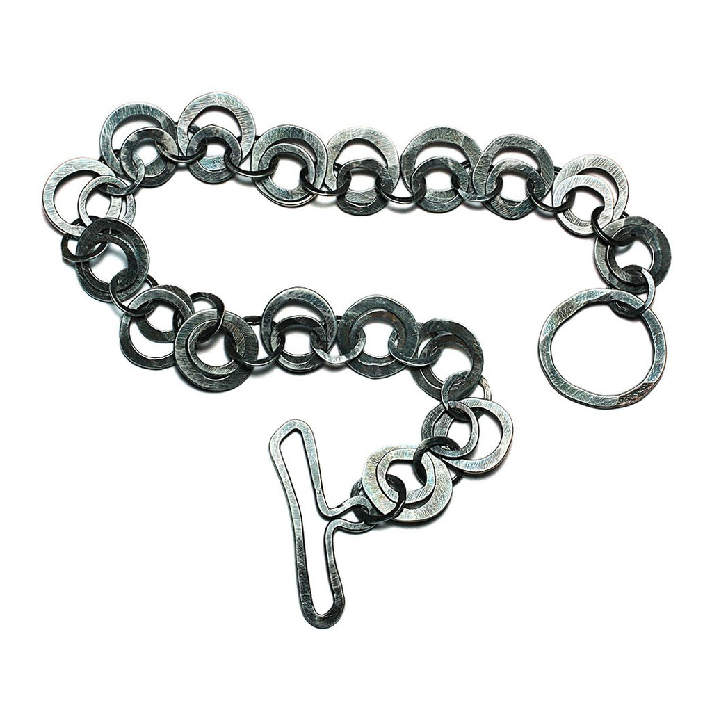 Hand Forged Jewelry | Double Link Chain | Michele Lee | Rarefy Studio