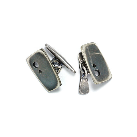 Sterling Silver Jewelry and Accessories | Trickster Cuff Links | Michele Lee | Rarefy Studio
