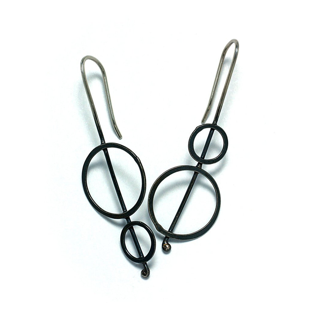 Sterling Silver Jewelry | Bubbles Earrings Large | Michele Lee | Rarefy Studio
