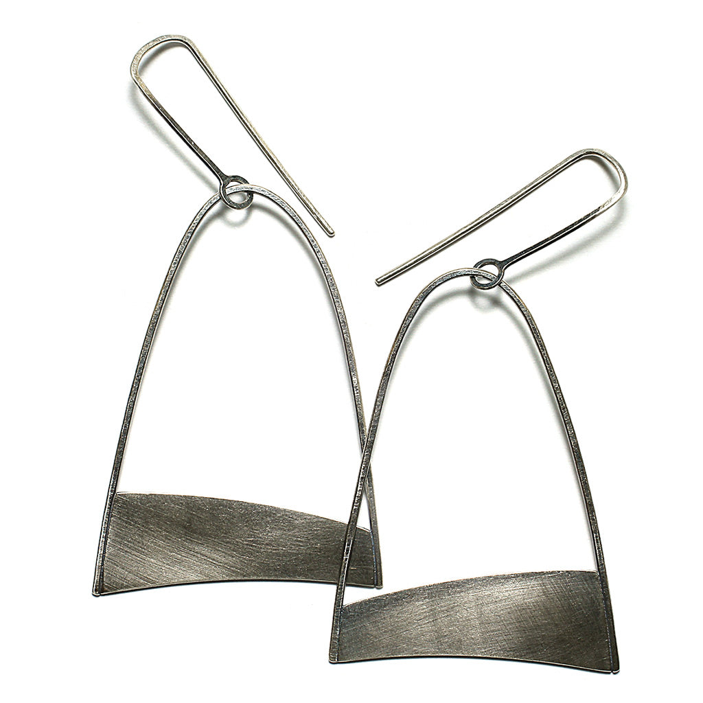 Sterling Silver Jewelry | Dune Earrings Large | Michele Lee | Rarefy Studio.