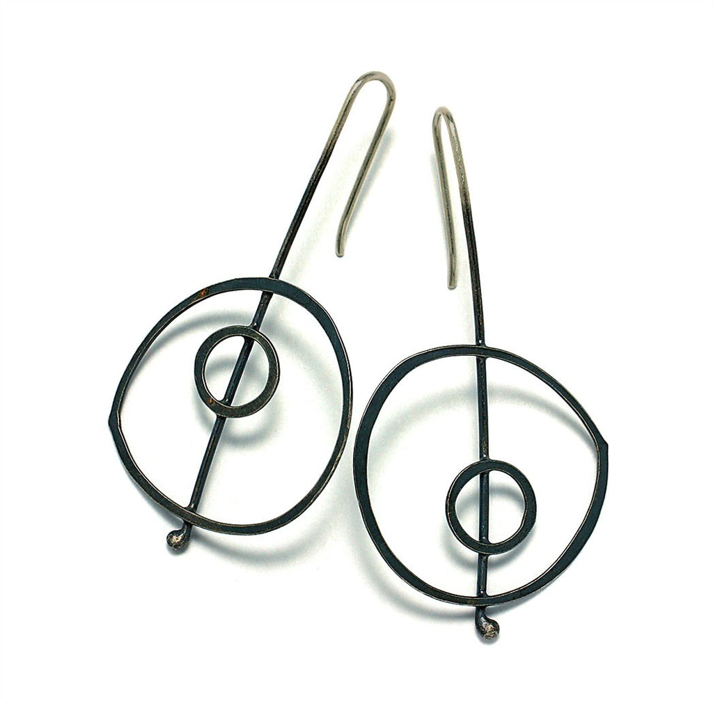 Sterling Silver Jewelry | Ombligo Earrings | Michele Lee | Rarefy Studio