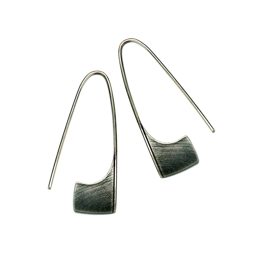 Sterling Silver Jewelry | Swoop Earrings | Michele Lee | Rarefy Studio