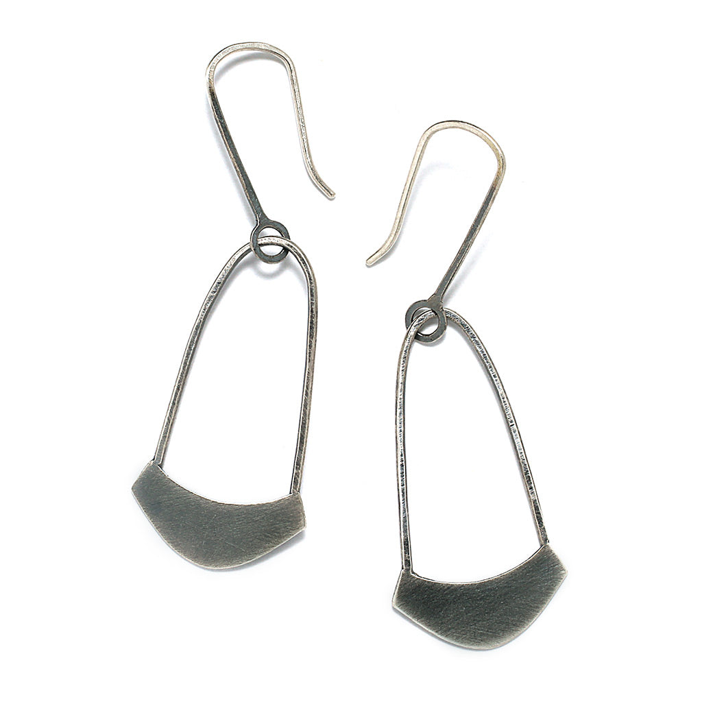 Sterling Silver Jewelry | Yoke Earrings | Michele Lee | Rarefy Studio.