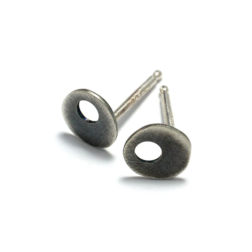 Sterling Silver Jewelry | Nucleus Stud Earrings | Michele Lee | Rarefy Studio