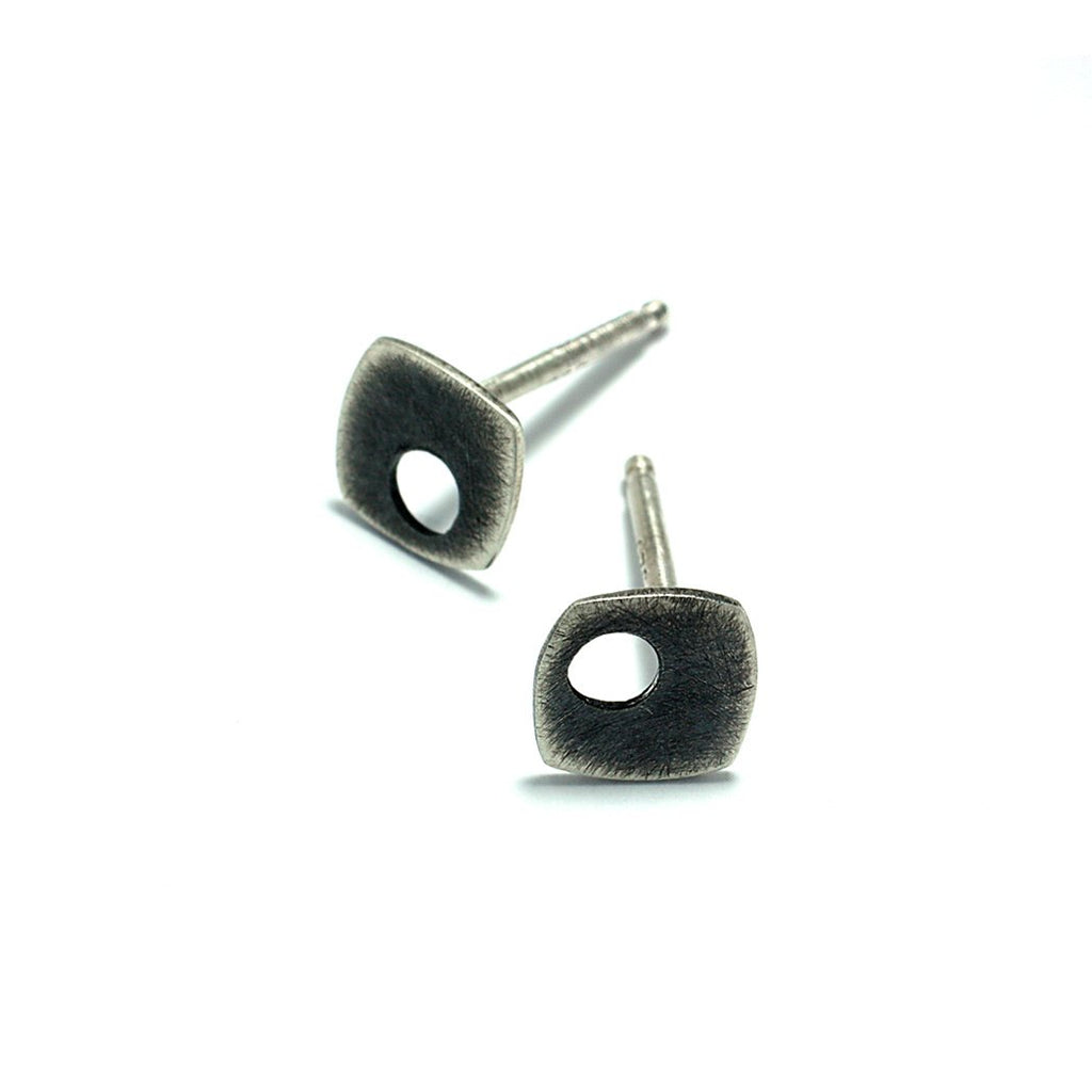 Sterling Silver Jewelry | Rabbit Hole Stud Earrings | Michele Lee | Rarefy Studio