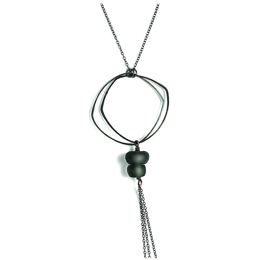 Sterling Silver Jewelry | Chain Fall Necklace | Michele Lee | Rarefy Studio