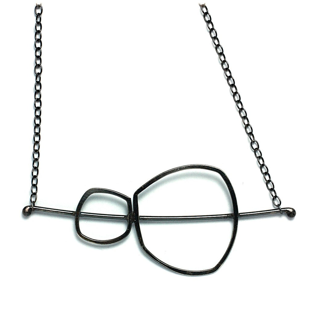 Sterling Silver Jewelry | Cubist Necklace | Michele Lee | Rarefy Studio