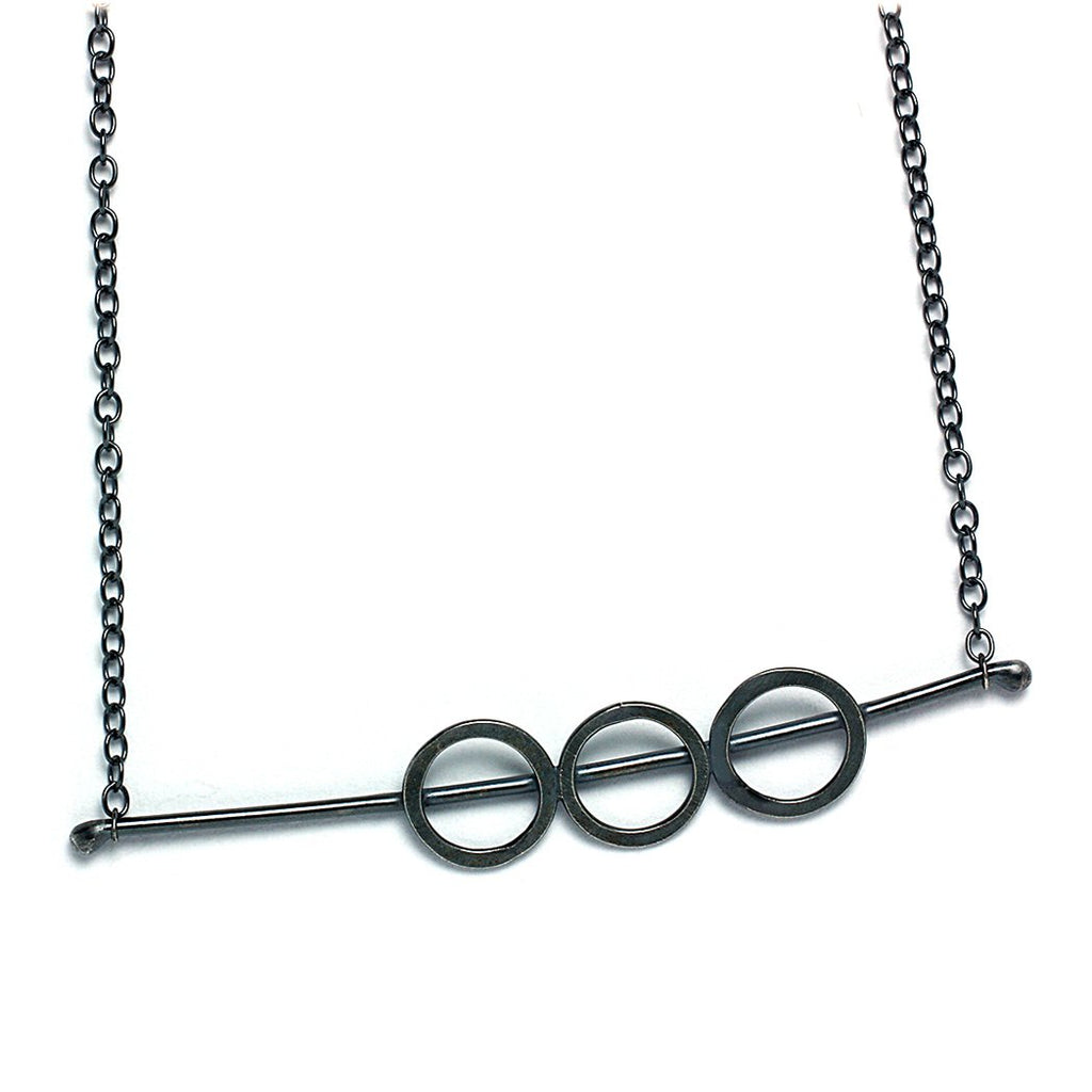 Sterling Silver Jewelry | Marching Ants Necklace | Michele Lee | Rarefy Studio