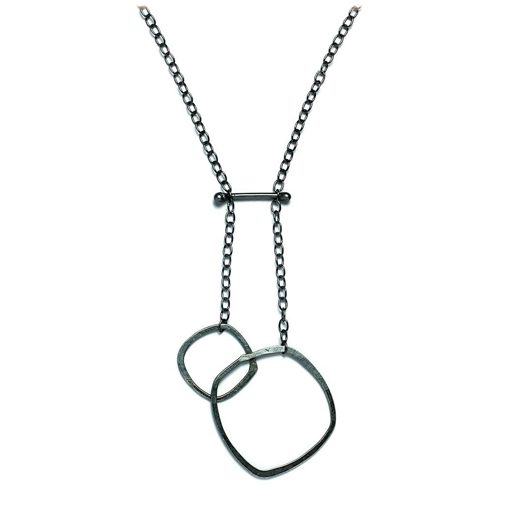 Sterling Silver Jewelry | Square Dance Necklace | Michele Lee | Rarefy Studio