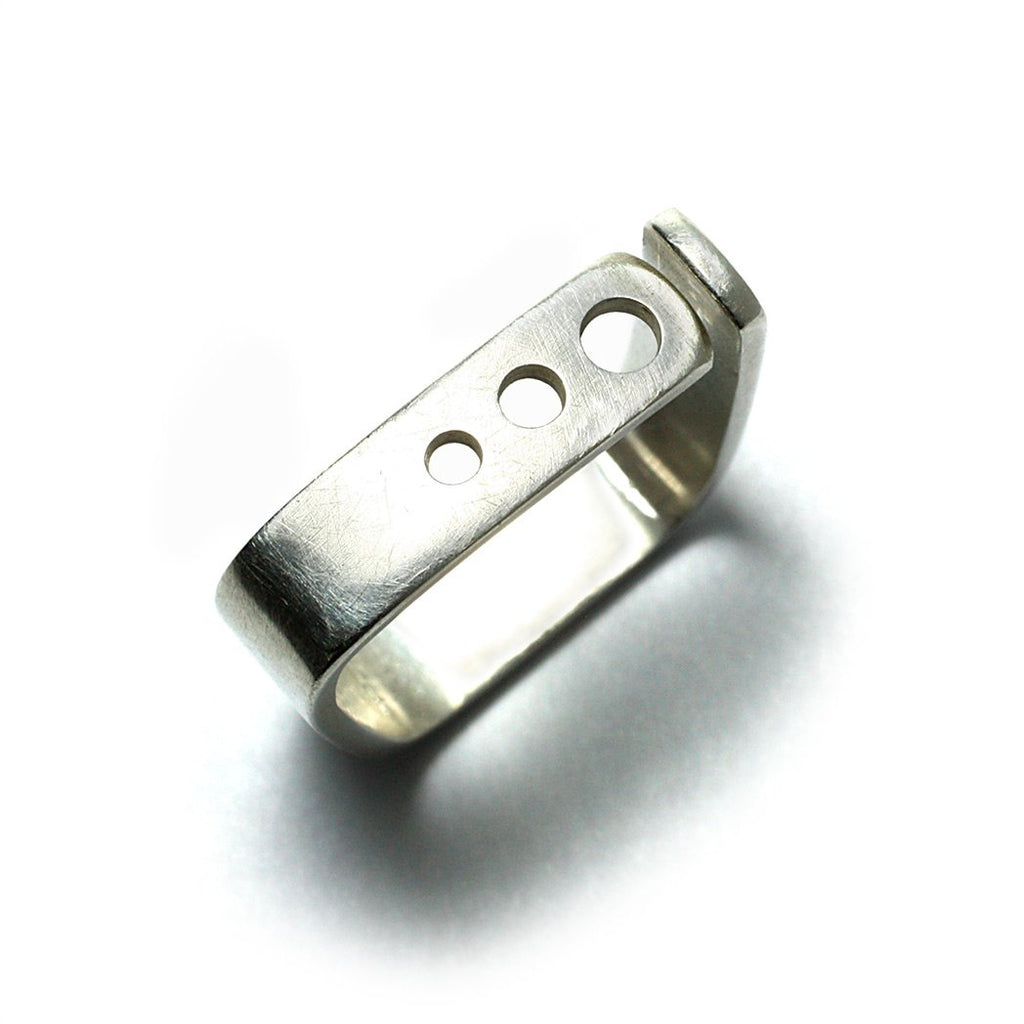 Sterling Silver Jewelry | Rings and Wedding Bands | Ellipsis Band | Michele Lee | Rarefy Studio