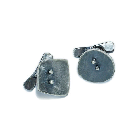 Sterling Silver Jewelry and Accessories | Dot Dot Cuff Links | Michele Lee | Rarefy Studio