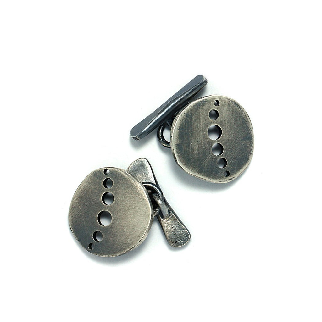 Sterling Silver Jewelry and Accessories | Galaxy Cuff Links | Michele Lee | Rarefy Studio