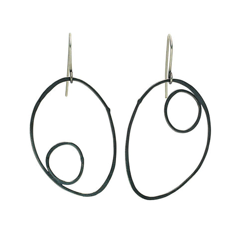 Sterling Silver Jewelry | Cenotes Earrings | Michele Lee | Rarefy Studio