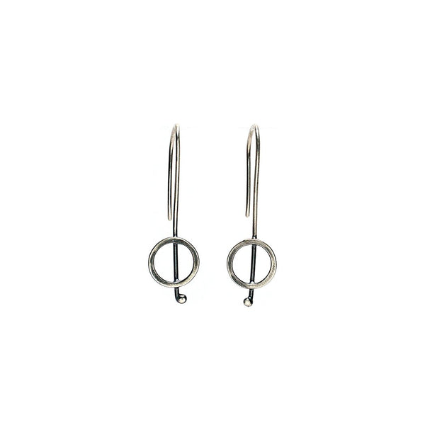 Sterling Roundabout Earrings