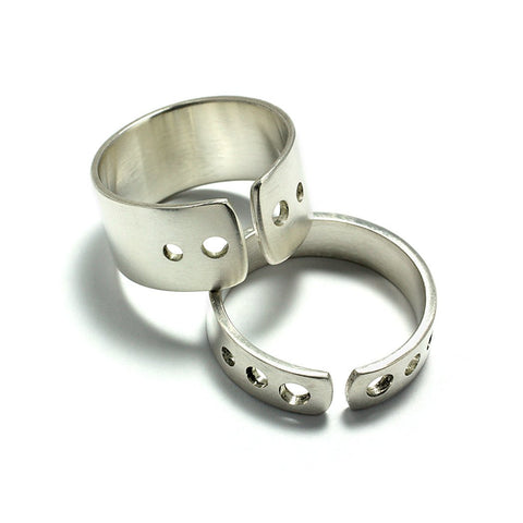 Sterling Silver Jewelry | Rings and Wedding Bands | Shot Bands | Michele Lee | Rarefy Studio