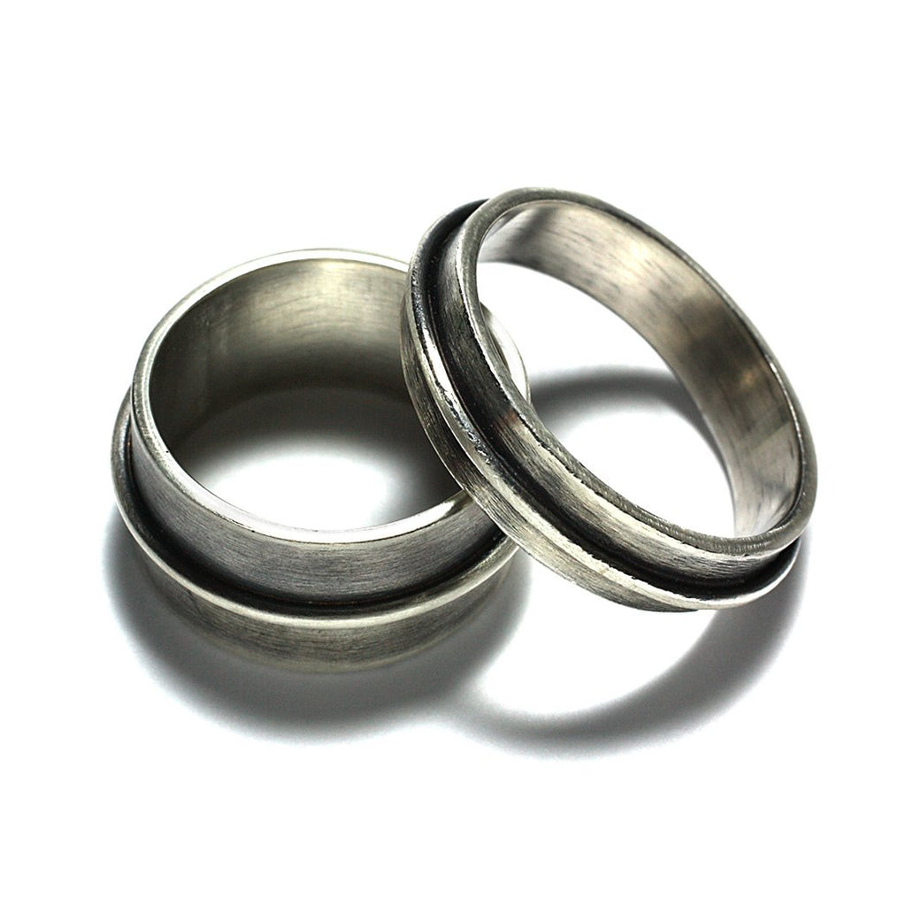 Sterling Silver Jewelry | Rings and Wedding Bands | Wrapped Bands | Michele Lee | Rarefy Studio
